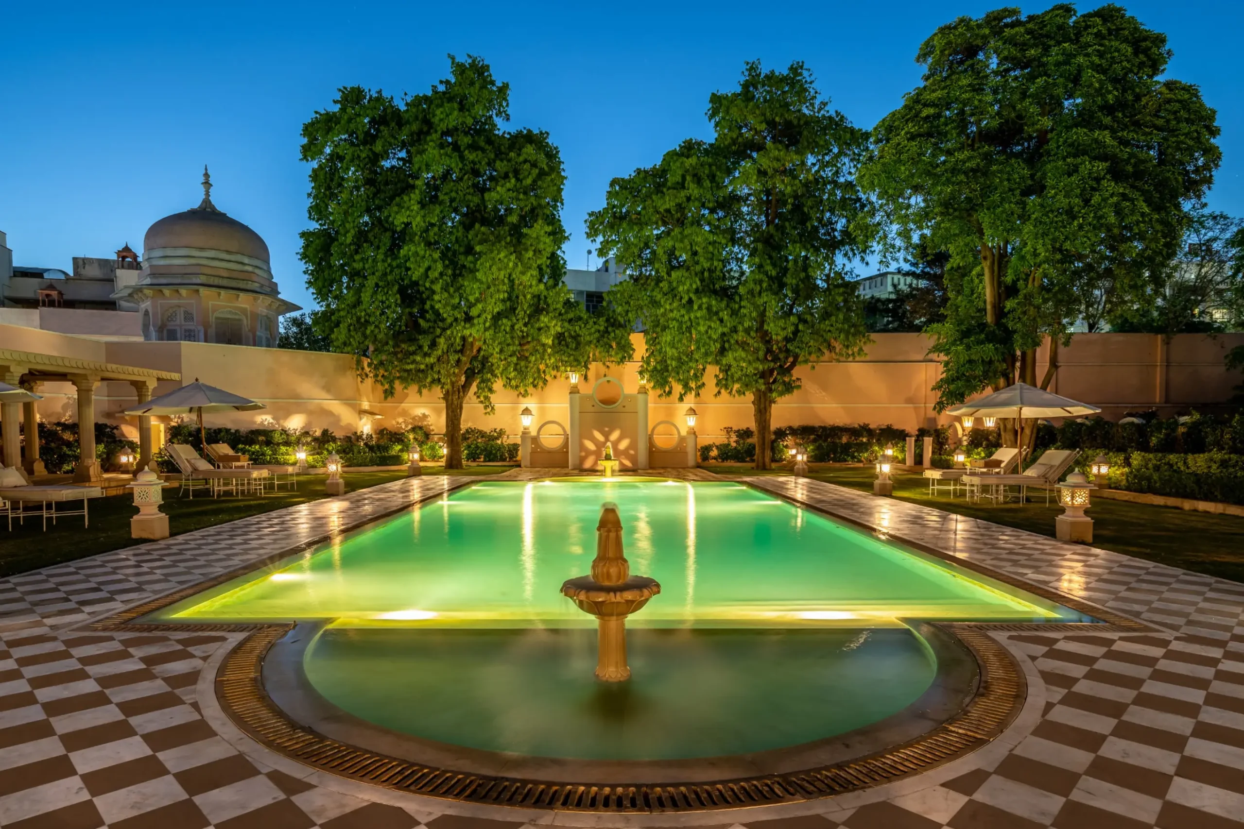 4. Pool (Evening View) - Rajmahal Palace RAAS Jaipur x AG