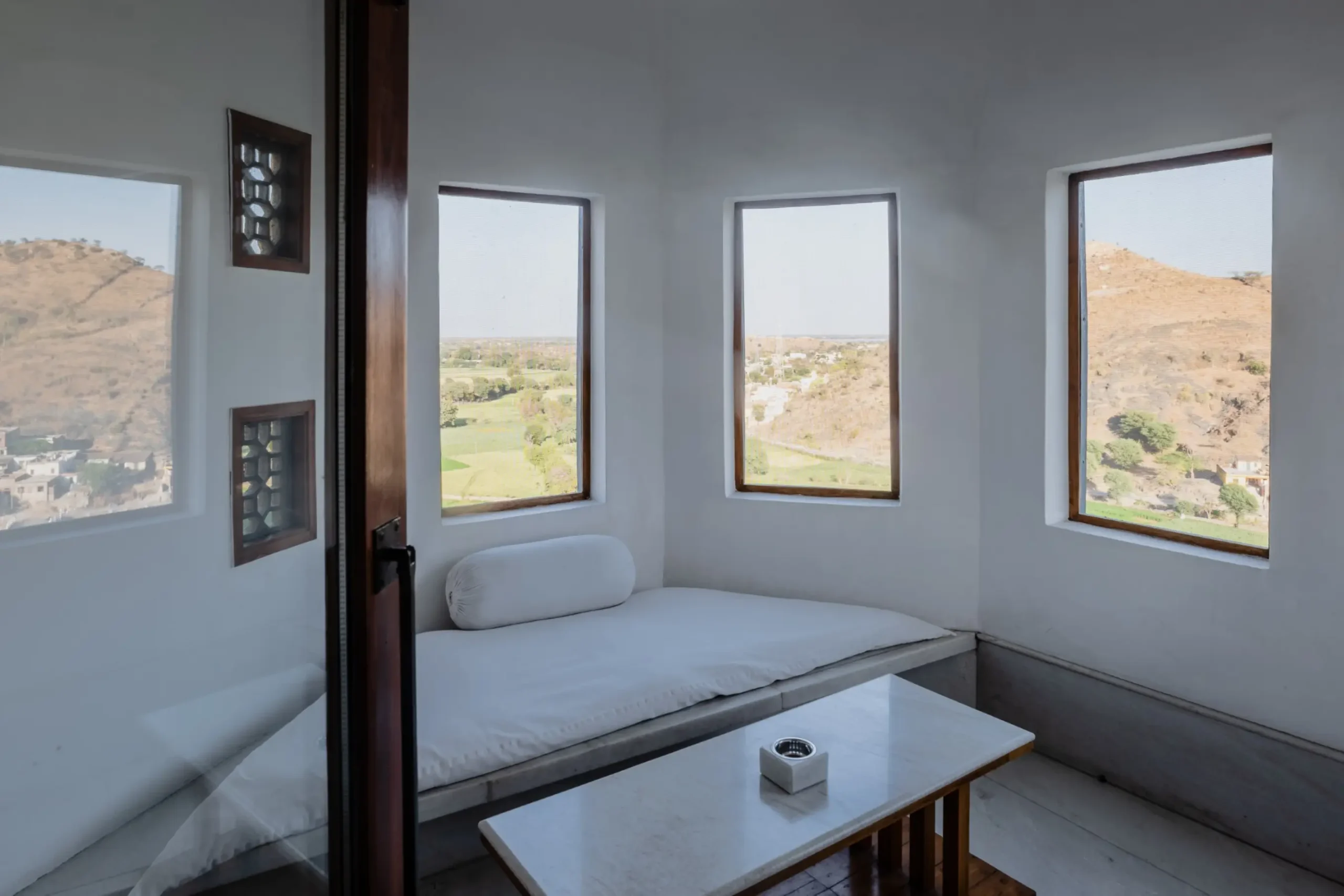 7. Aravali Suite (Sitting Area with a View) - RAAS Devigarh