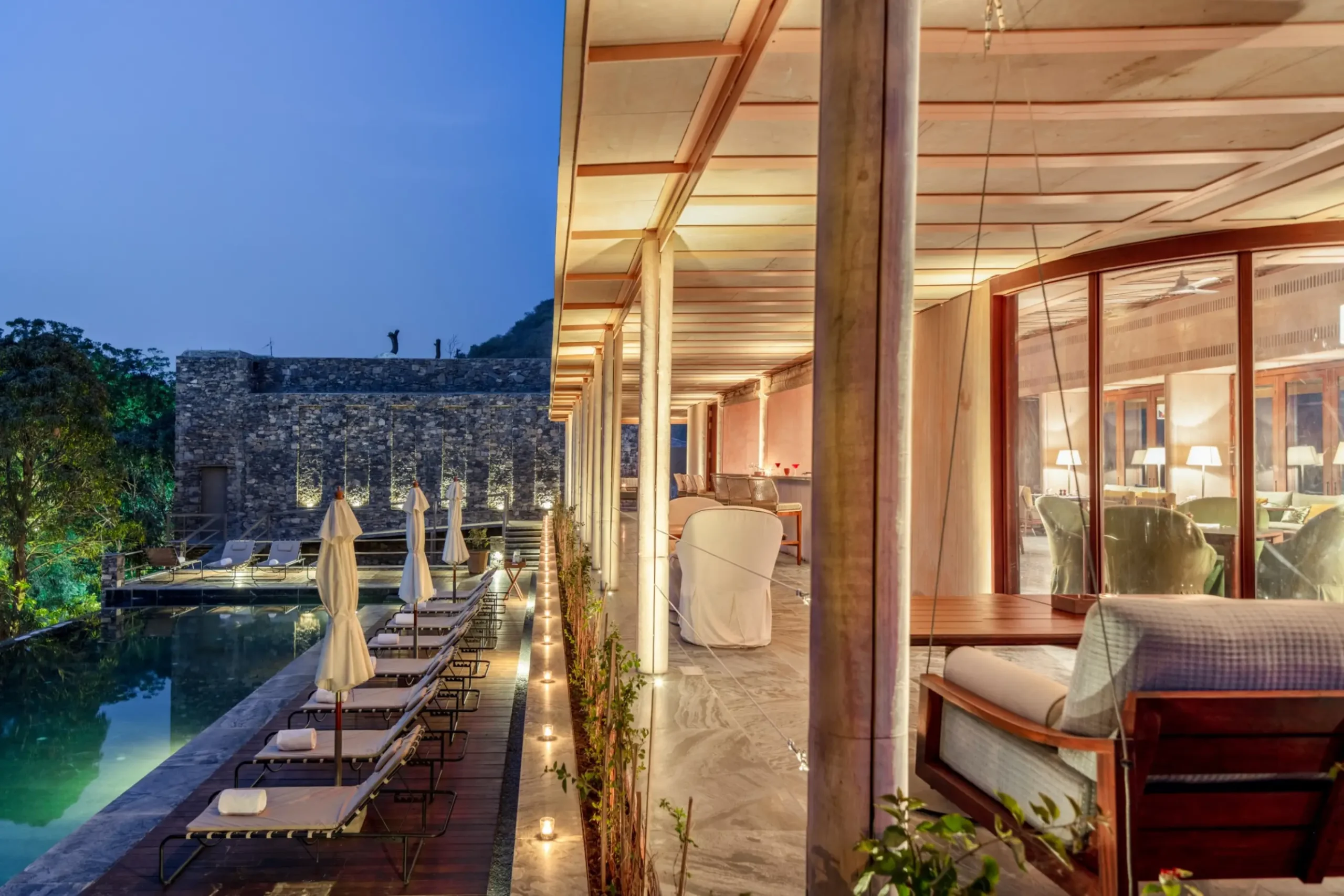 7. Pool x Baradari (Evening View) - RAAS Chhatrasagar x Andre Fanthome