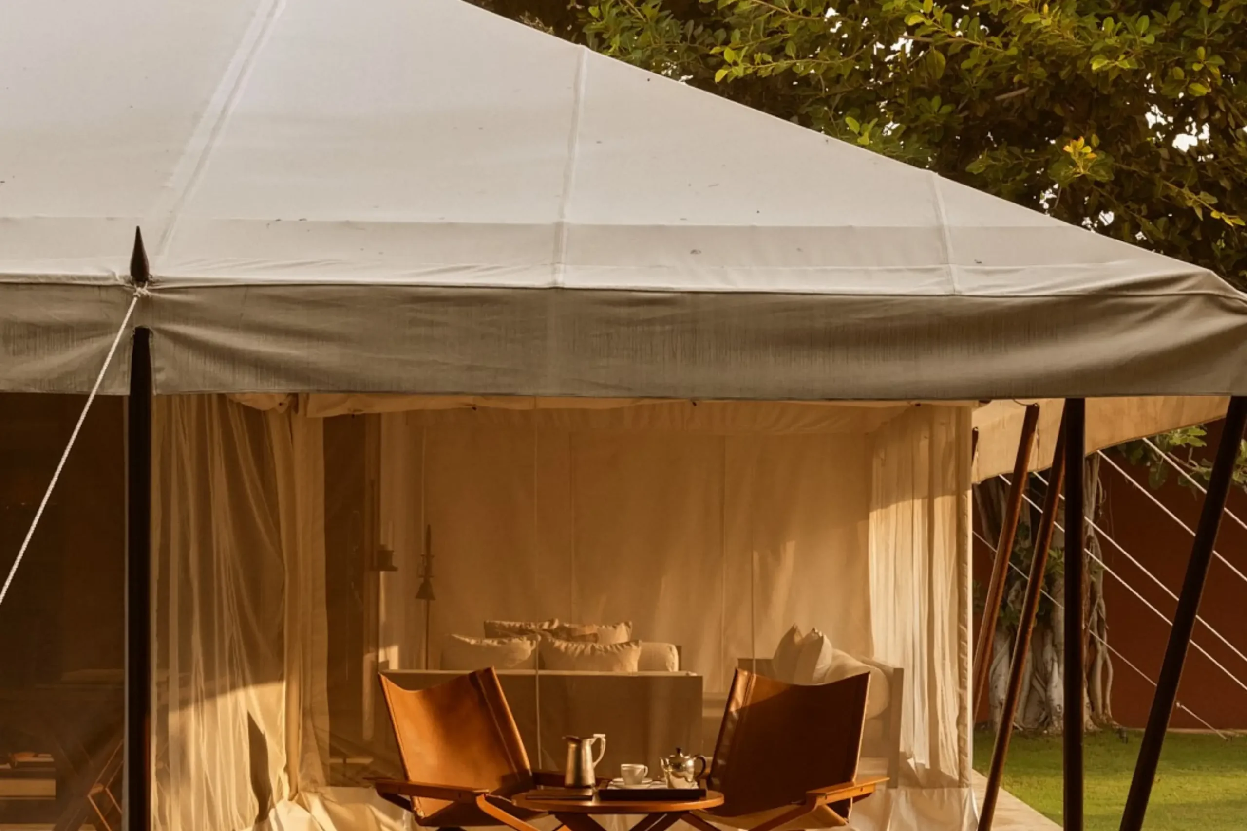 Aman-i-Khas, India - Accommodation, Tent, Exterior (3)