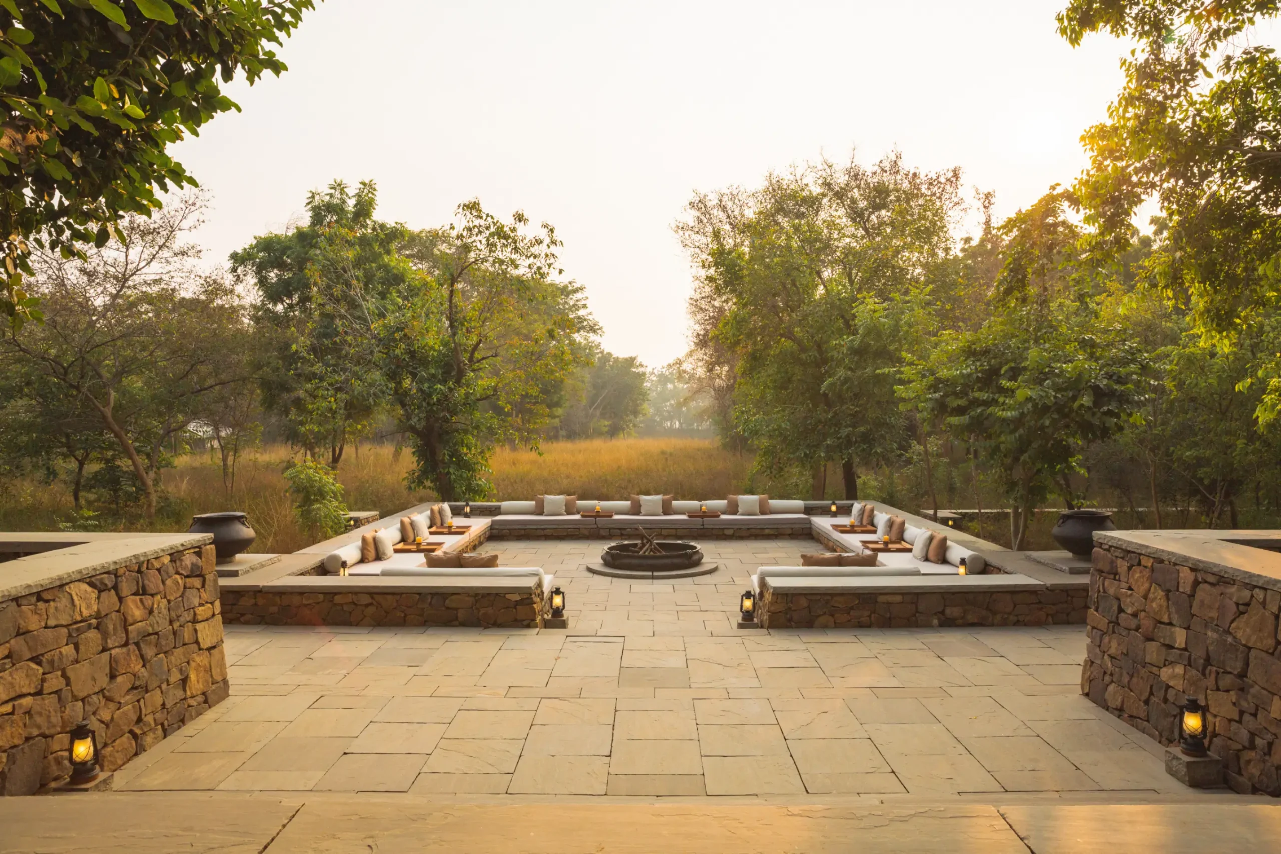 Aman-i-Khas, India - Terrace Set Up