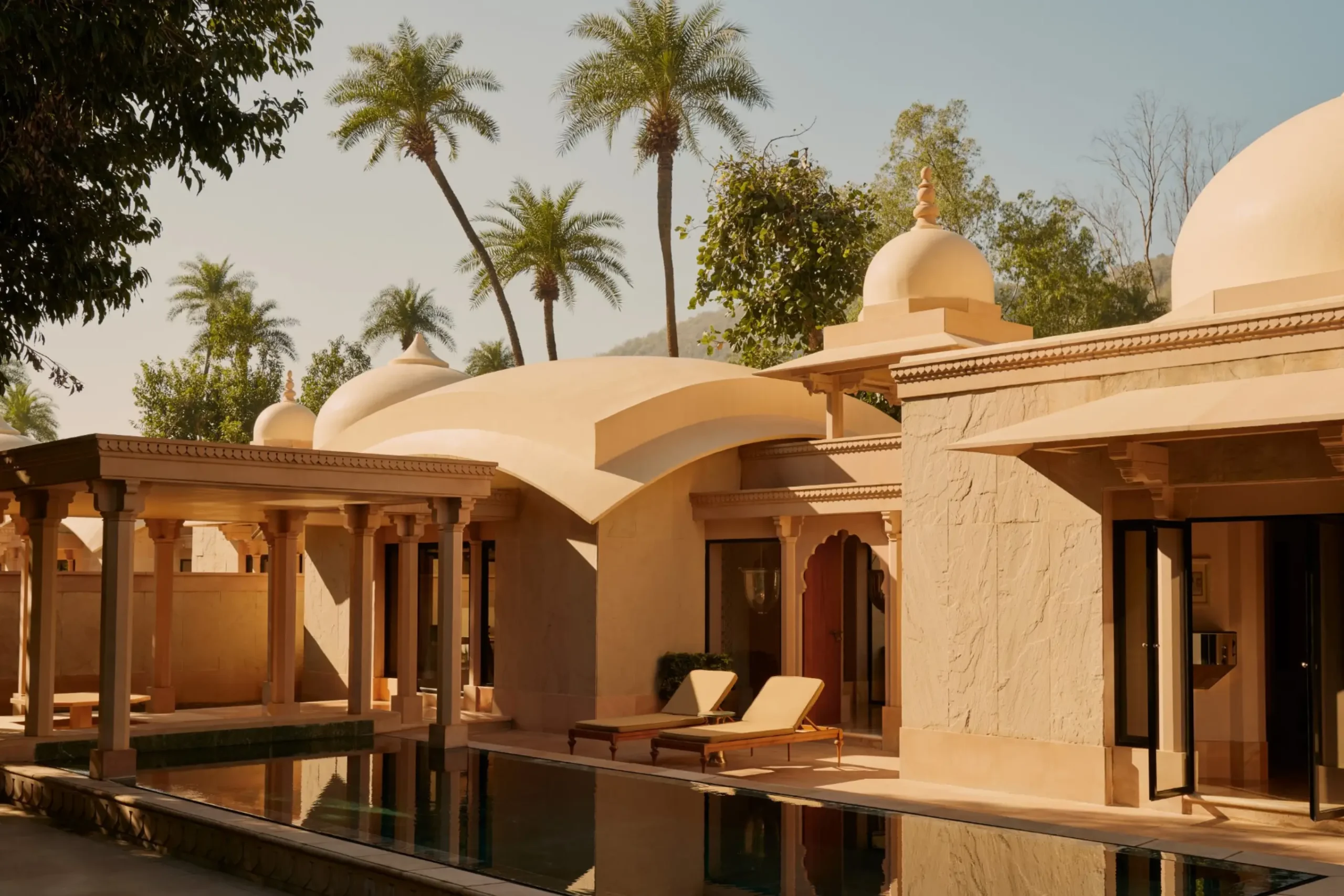 Amanbagh, India - Accommodation, Pool Pavillion Exterior Exterior