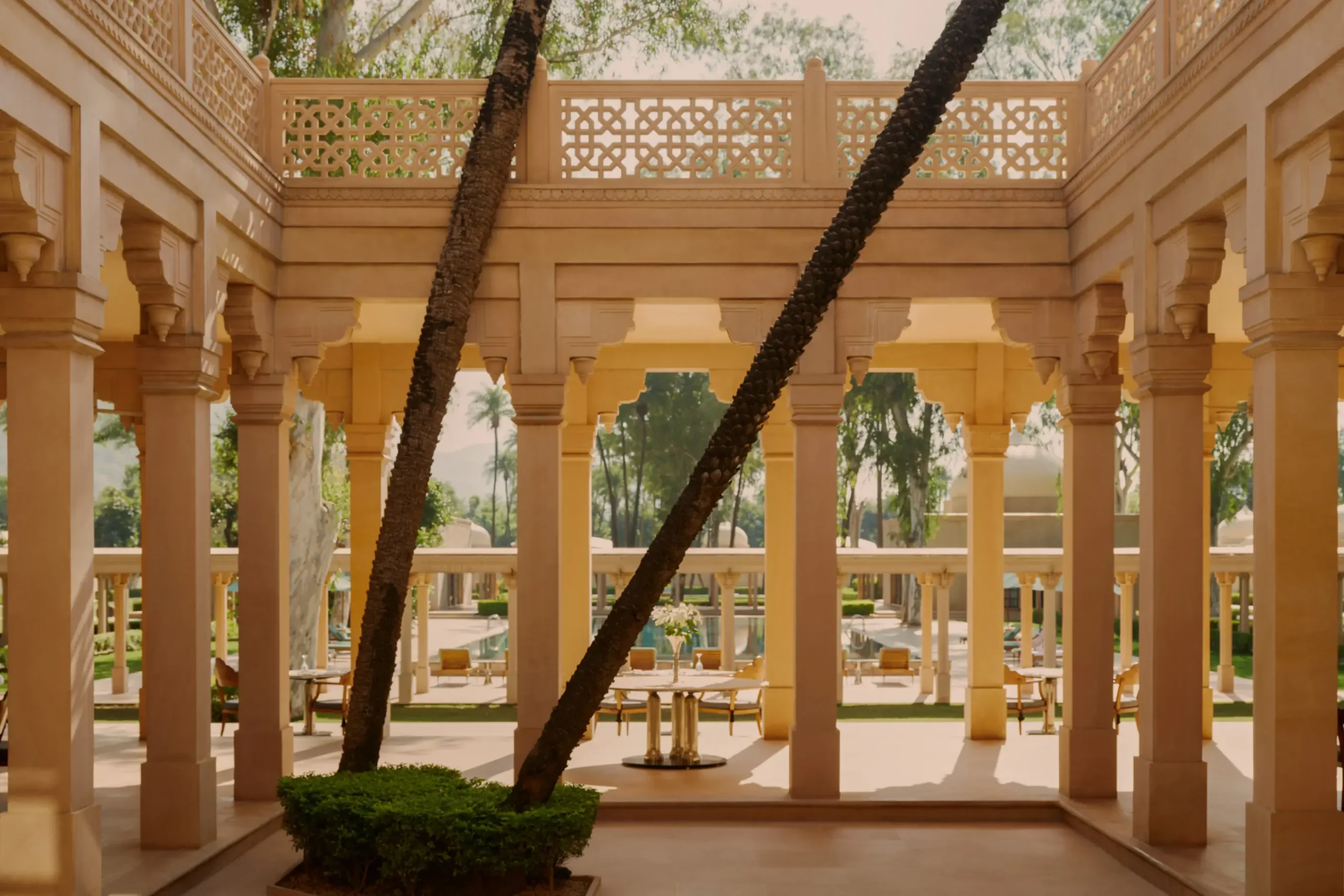 Amanbagh, India - Main Building Exterior Restaurant