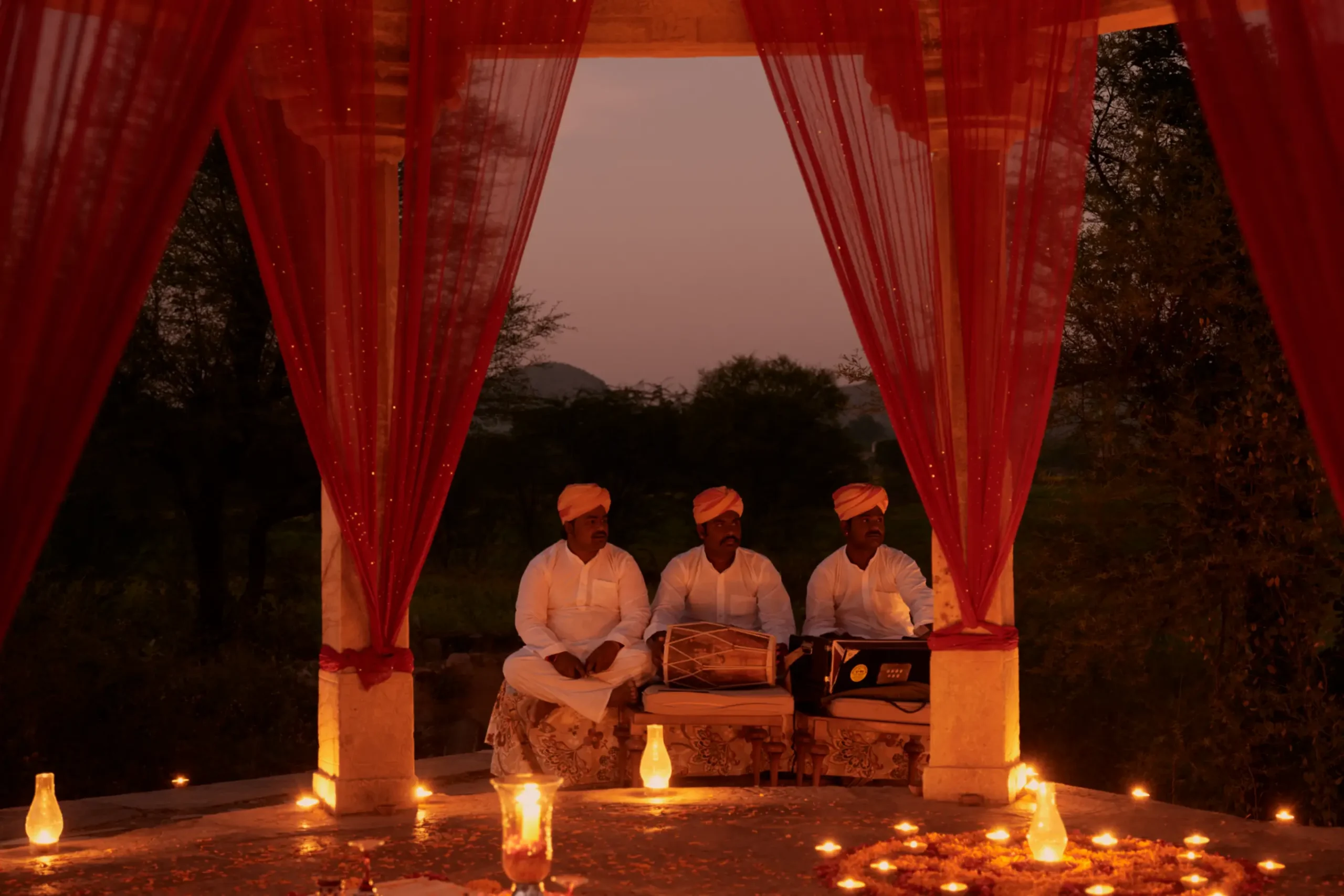Amanbagh,India - Experience -Chhatri Dinner